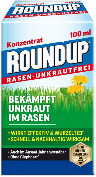 100 ml Roundup Rasen Unkrautfrei ohne Glyphosat Ko