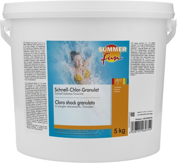5 kg Schnell-Chlor-Granulat