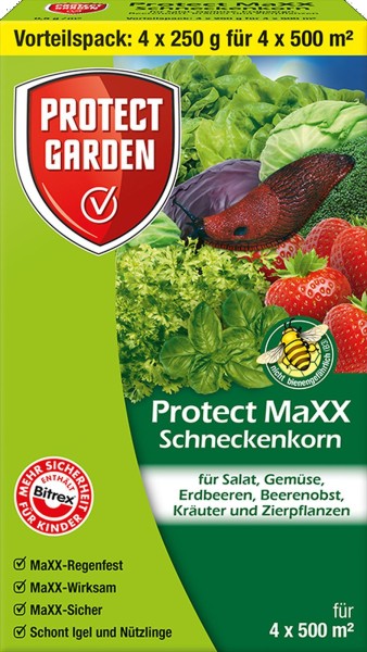 4 x 250 g Schneckenkorn Protect MaXX