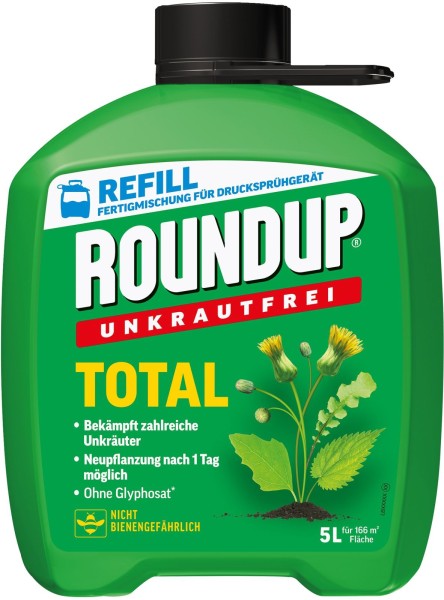5L Roundup®Unkrautfrei Total