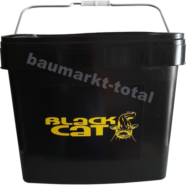Black Cat Eimer mit Deckel schwarz 8514001