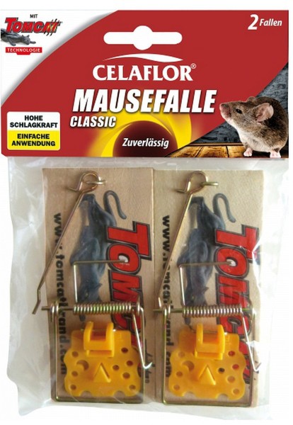 2 Stück Mausefalle Classic