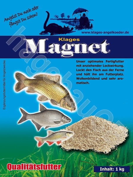1kg Magnet Fertigfutter Karpfen Spezial